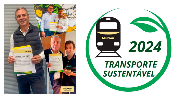 MEDWAY entrega Certificados Transporte Sustent&aacute;vel