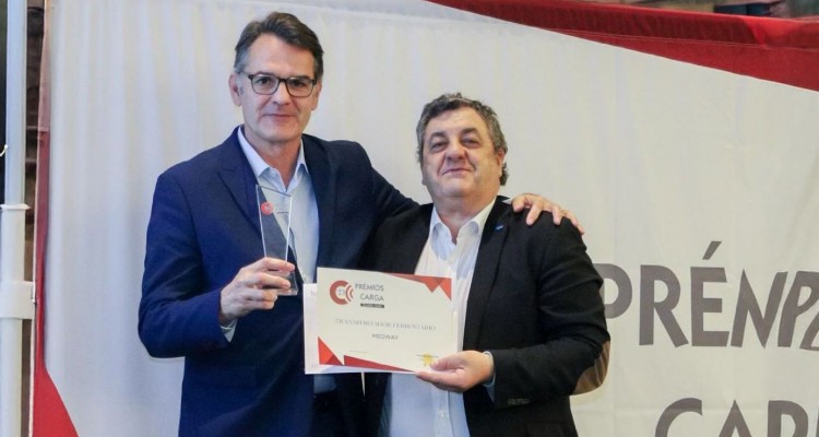 MEDWAY recibi&oacute; premio MEJOR TRANSPORTISTA FERROVIARIO